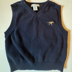 Greendog Navy Knit Vest Boy 18M
